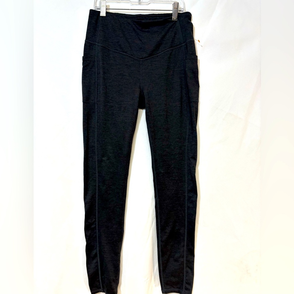 RBX Active Women’s Charcoal High Waist Leggings Yoga Pants Pockets StretchSz M/L